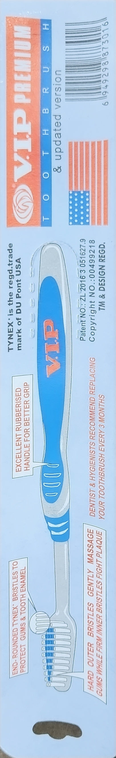 VIP hard Toothbrush 1oz