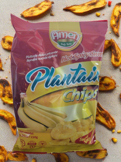 Amen Plantain Chips - Hot Spicy Sweet