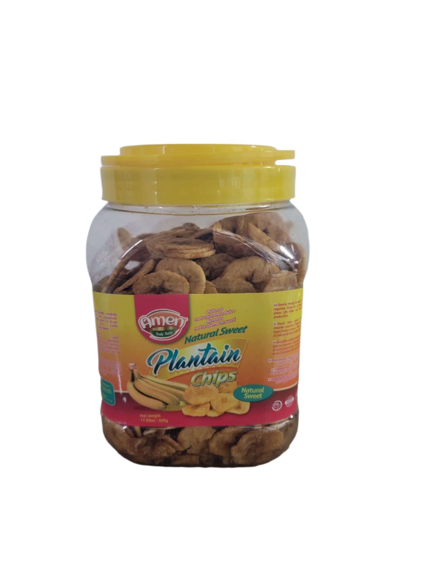 Amen Plantain Chips - Natural Sweet