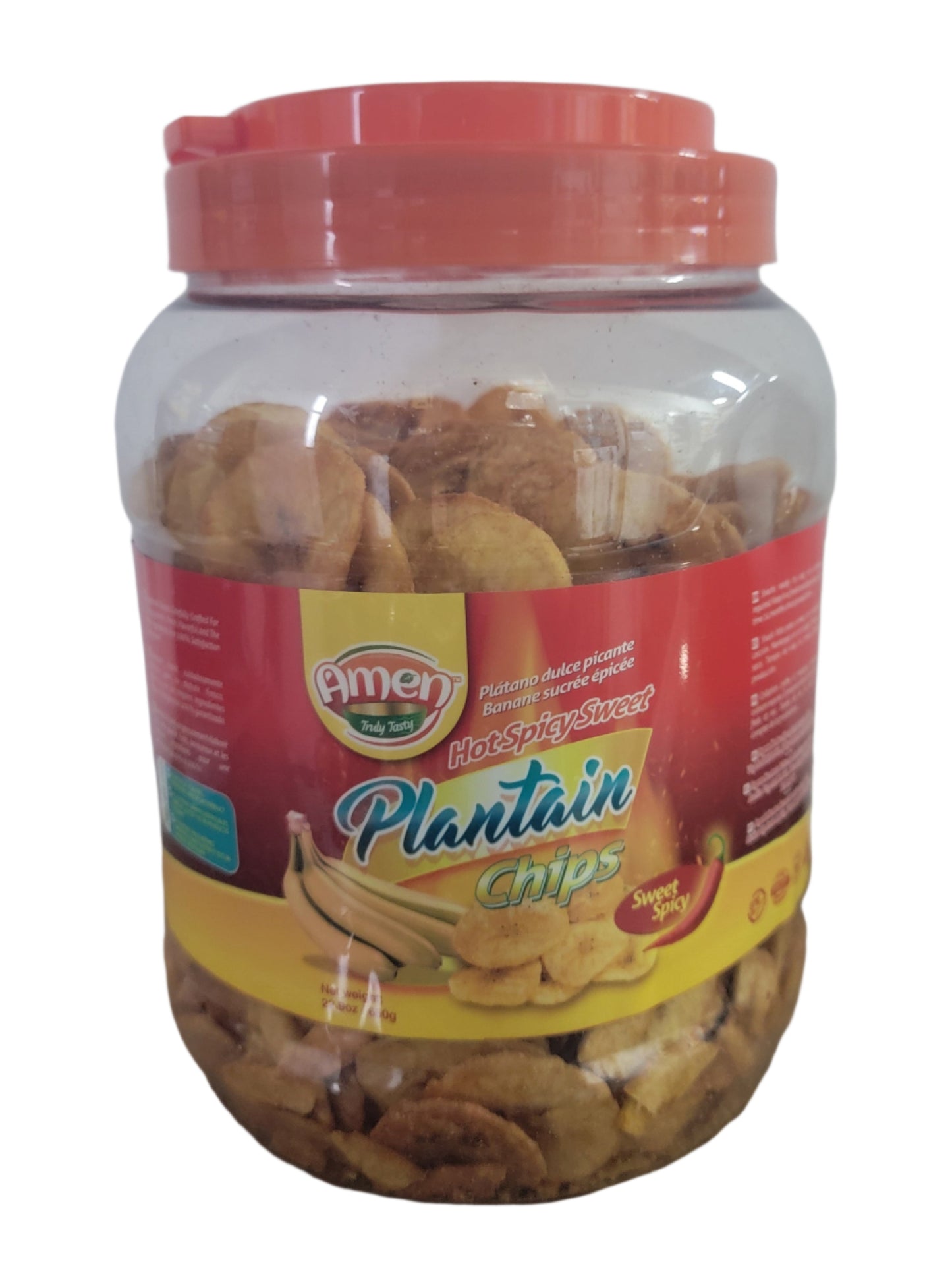 Amen Plantain Chips - Hot Spicy Sweet
