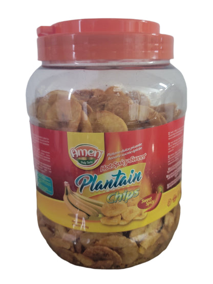 Amen Plantain Chips - Hot Spicy Sweet