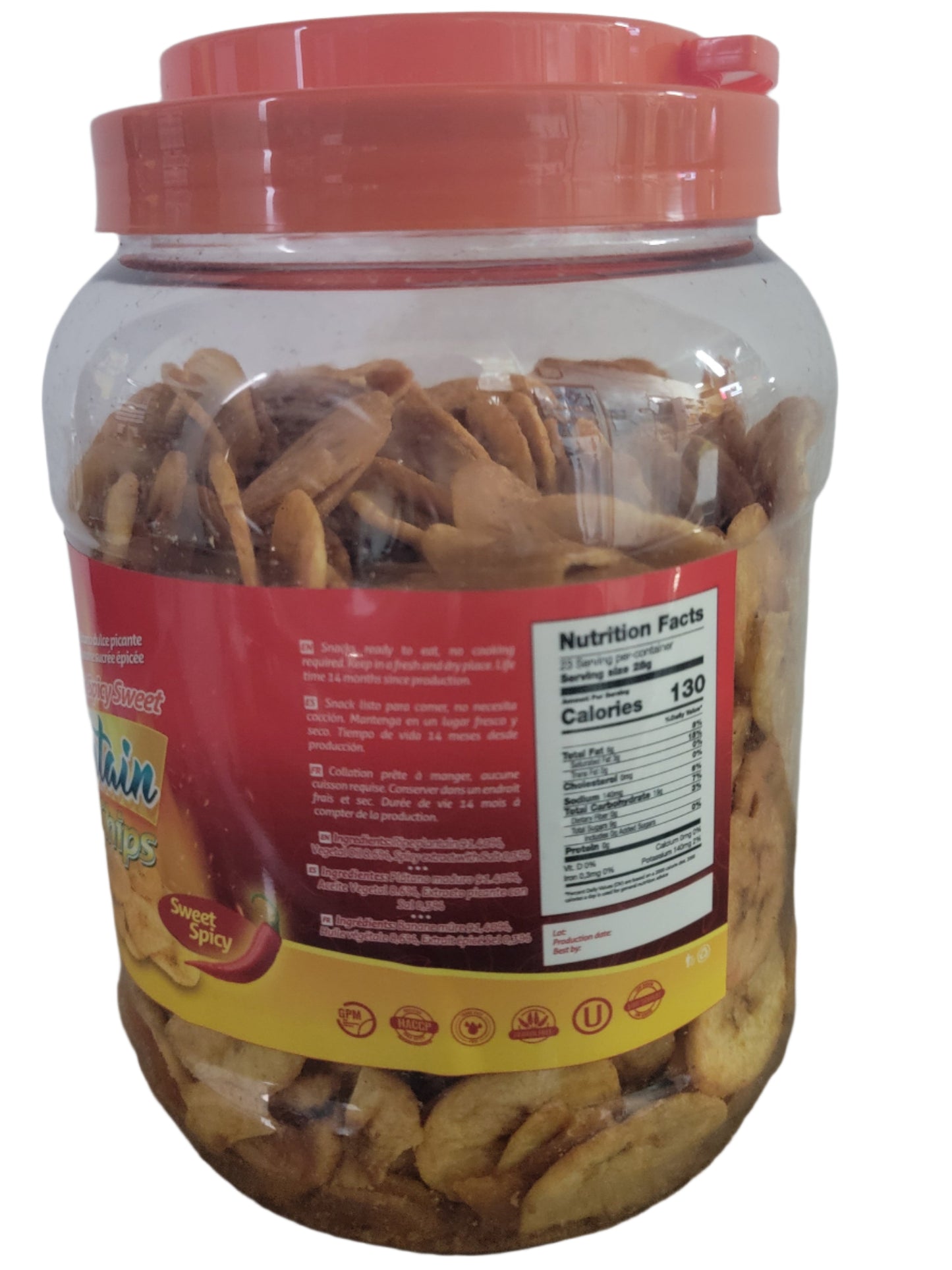 Amen Plantain Chips - Hot Spicy Sweet