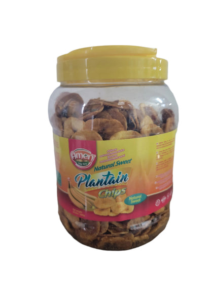 Amen Plantain Chips - Natural Sweet