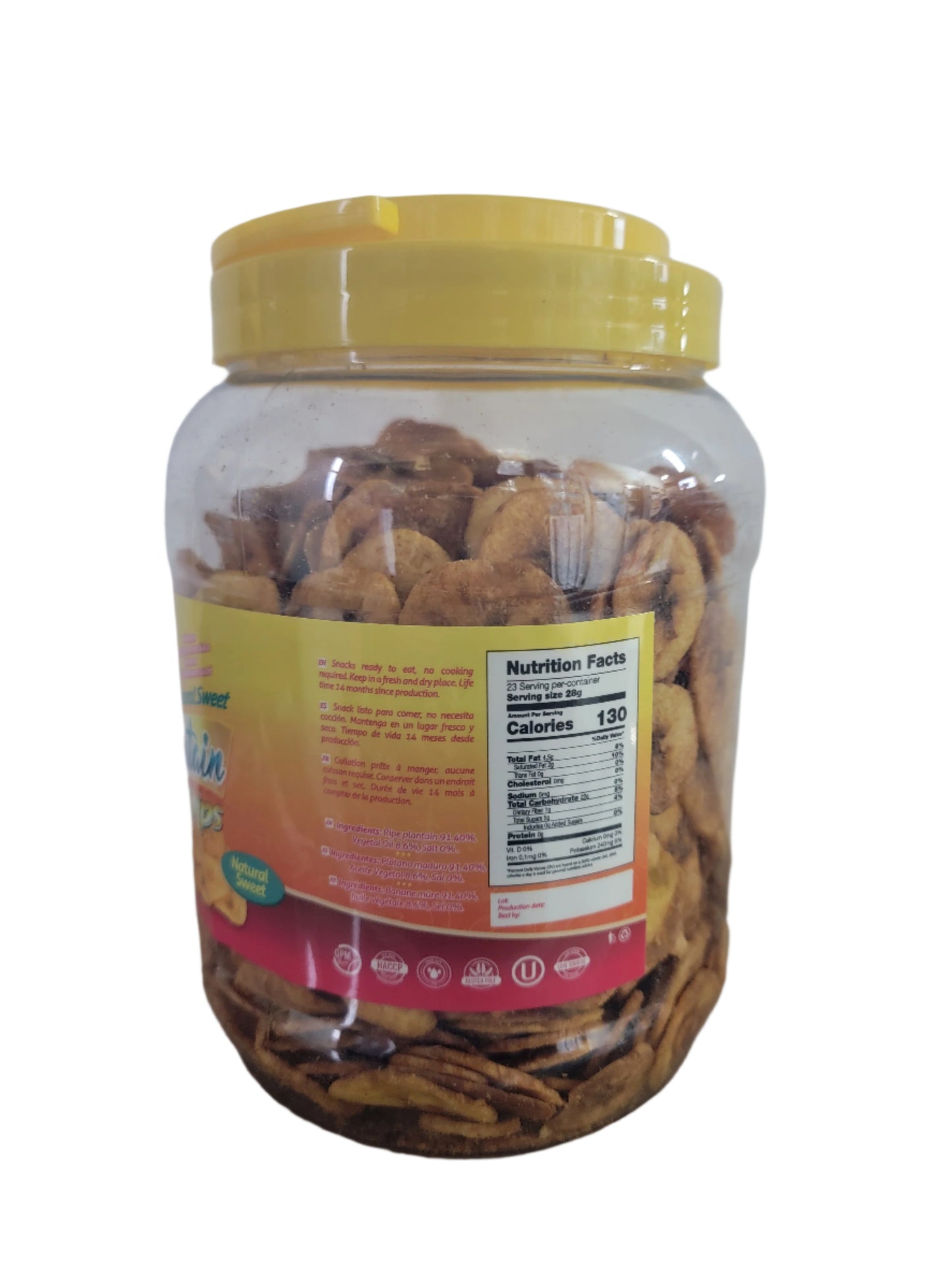 Amen Plantain Chips - Natural Sweet